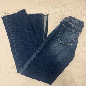 Mango Dark Blue Flare Jeans